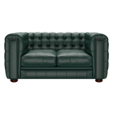 Kingsley 2 Sits Chesterfield Soffa Birch Forest Green