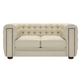 Kingsley 2 Sits Chesterfield Soffa Birch Ivory