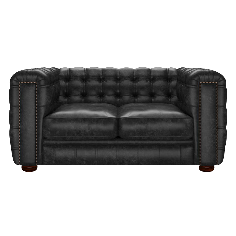 Kingsley 2 Sits Chesterfield Soffa Etna Black