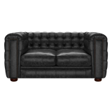 Kingsley 2 Sits Chesterfield Soffa Etna Black