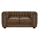 Kingsley 2 Sits Chesterfield Soffa Etna Brandy