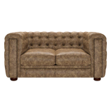 Kingsley 2 Sits Chesterfield Soffa Etna Camel