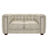 Kingsley 2 Sits Chesterfield Soffa Etna Cream