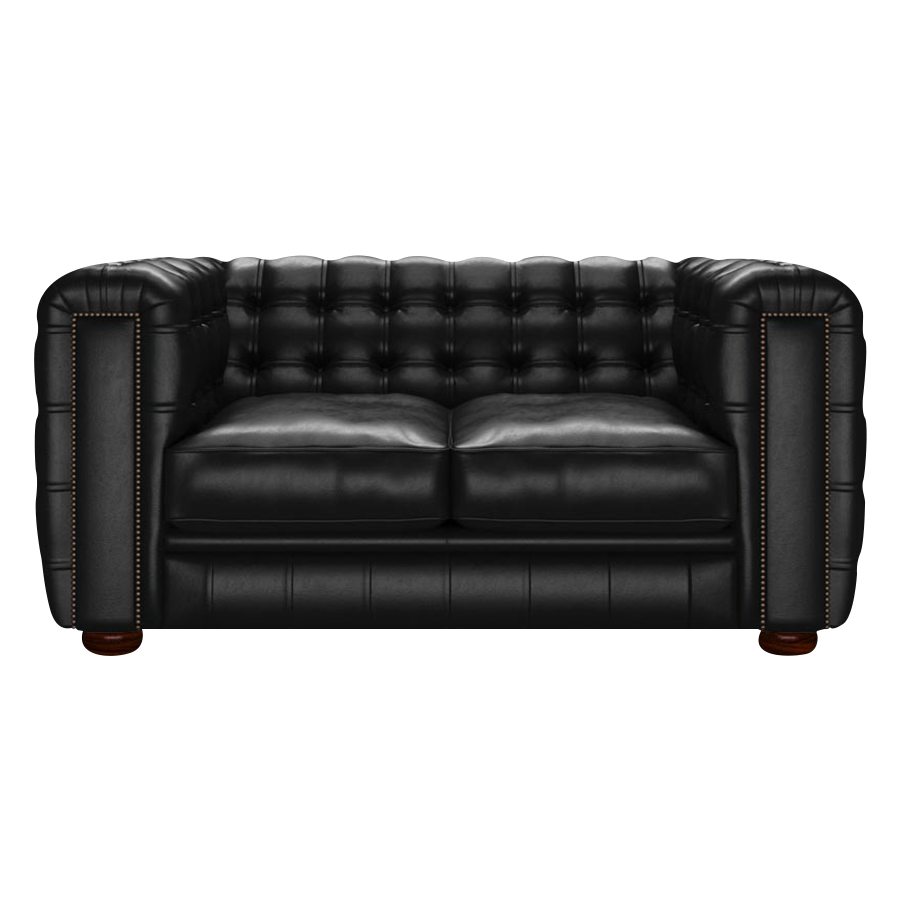 Kingsley 2 Sits Chesterfield Soffa Old English Black