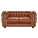 Kingsley 2 Sits Chesterfield Soffa Old English Bruciato