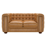 Kingsley 2 Sits Chesterfield Soffa Old English Buckskin