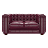 Kingsley 2 Sits Chesterfield Soffa Old English Burgundy