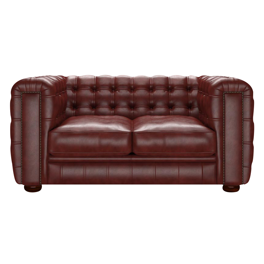 Kingsley 2 Sits Chesterfield Soffa Old English Chestnut