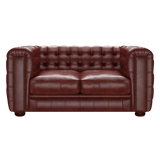 Kingsley 2 Sits Chesterfield Soffa Old English Chestnut