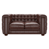 Kingsley 2 Sits Chesterfield Soffa Old English Dark Brown