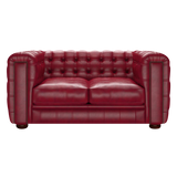 Kingsley 2 Sits Chesterfield Soffa Old English Gamay