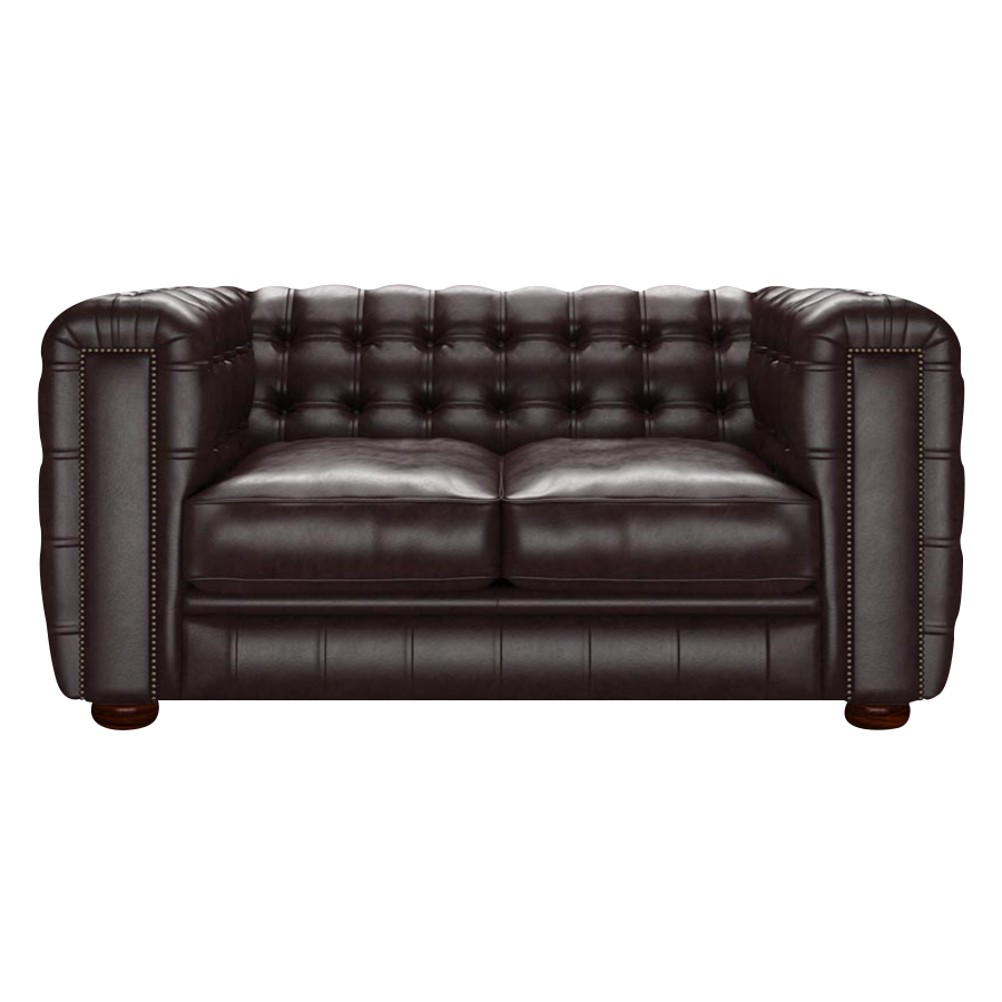 Kingsley 2 Sits Chesterfield Soffa Old English Smoke