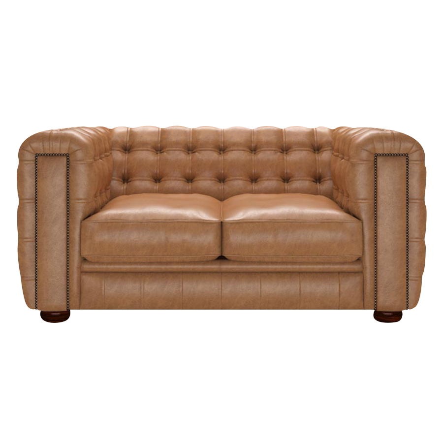 Kingsley 2 Sits Chesterfield Soffa Old English Tan