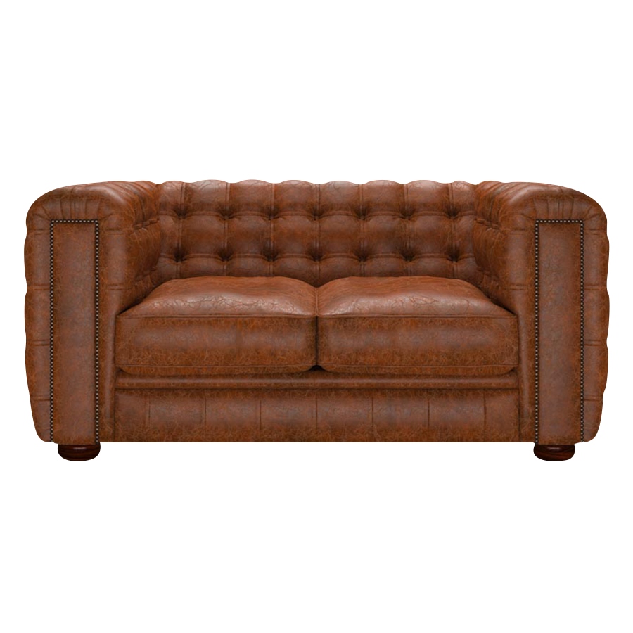 Kingsley 2 Sits Chesterfield Soffa Tudor Chestnut