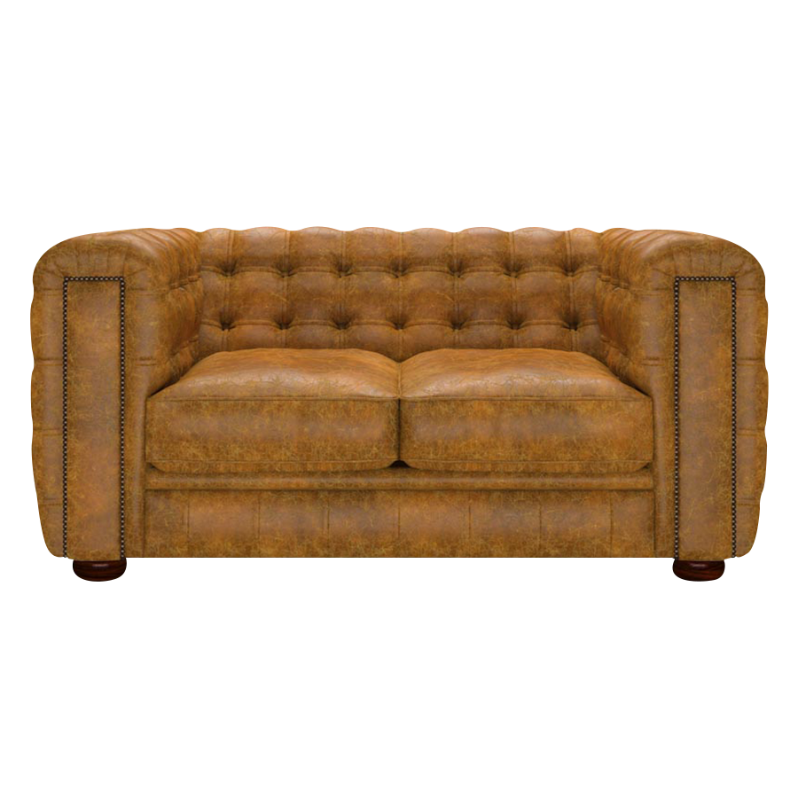 Kingsley 2 Sits Chesterfield Soffa Tudor Mustard