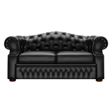 Lawrence 2 Sits Chesterfield Soffa Birch Black