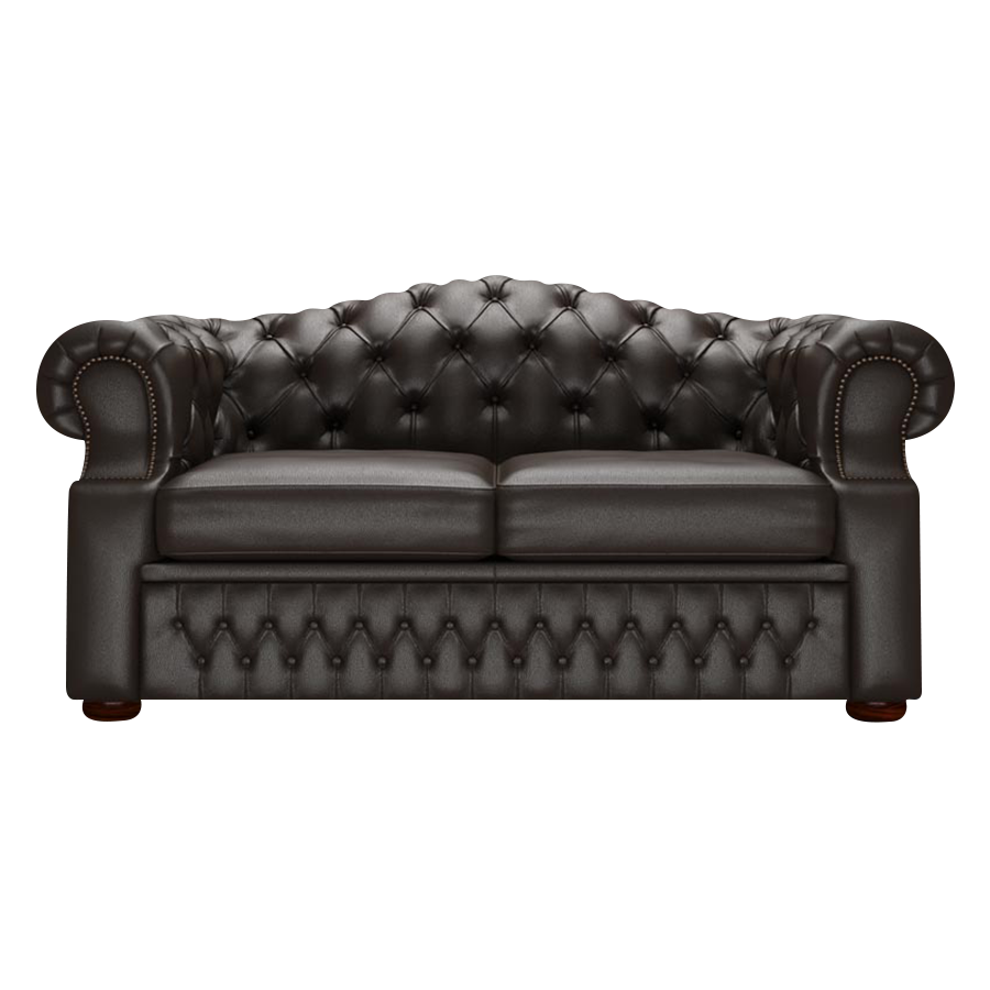 Lawrence 2 Sits Chesterfield Soffa Birch Brown