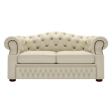 Lawrence 2 Sits Chesterfield Soffa Birch Ivory