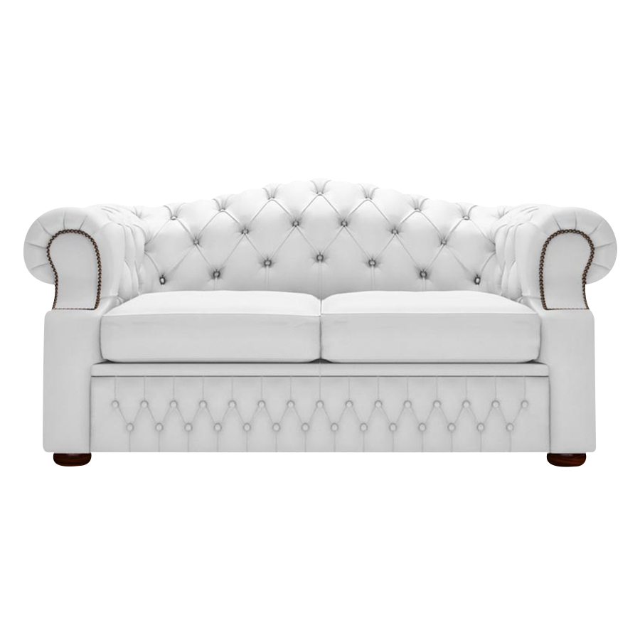 Lawrence 2 Sits Chesterfield Soffa Birch White