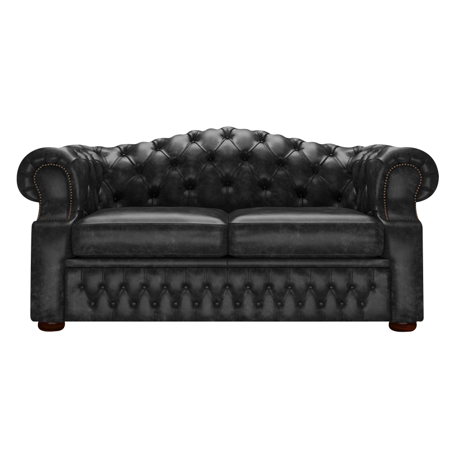 Lawrence 2 Sits Chesterfield Soffa Etna Black