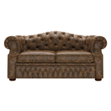 Lawrence 2 Sits Chesterfield Soffa Etna Brandy