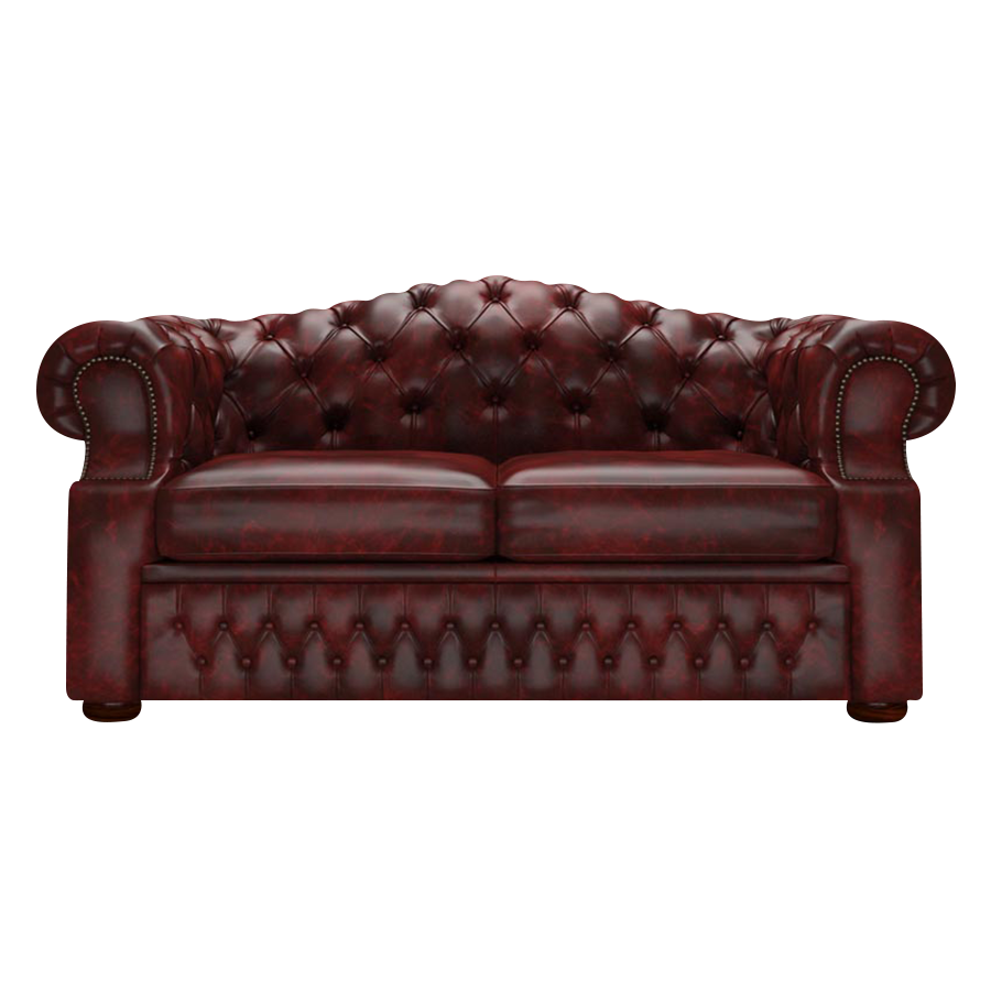 Lawrence 2 Sits Chesterfield Soffa Etna Red