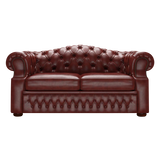 Lawrence 2 Sits Chesterfield Soffa Old English Chestnut
