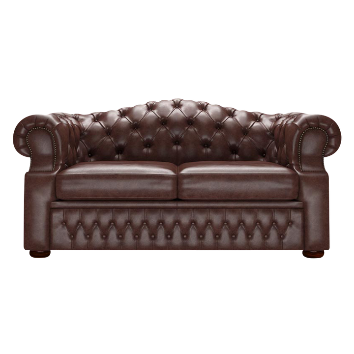 Lawrence 2 Sits Chesterfield Soffa Old English Dark Brown