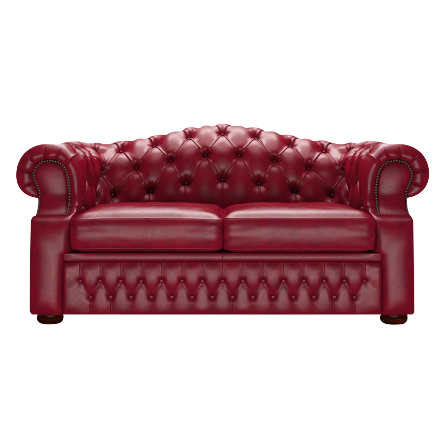 Lawrence 2 Sits Chesterfield Soffa Old English Gamay