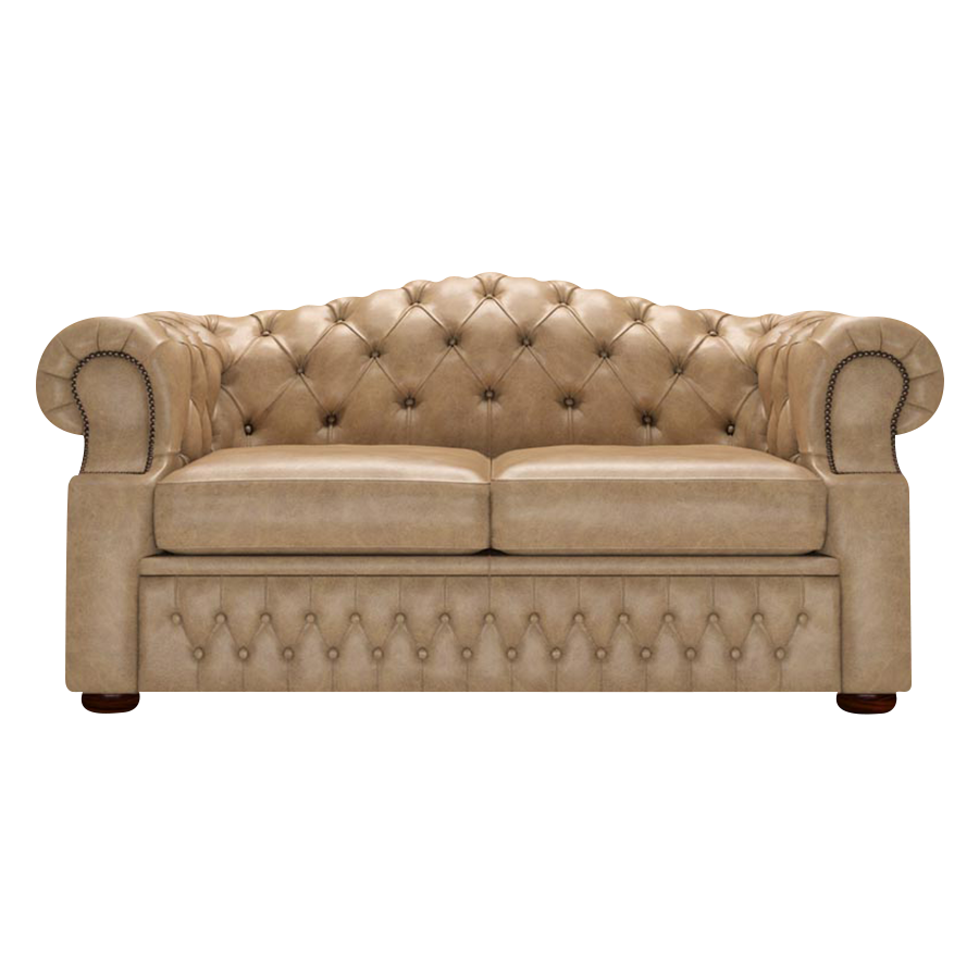 Lawrence 2 Sits Chesterfield Soffa Old English Parchment
