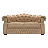 Lawrence 2 Sits Chesterfield Soffa Old English Parchment