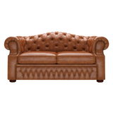 Lawrence 2 Sits Chesterfield Soffa Old English Saddle