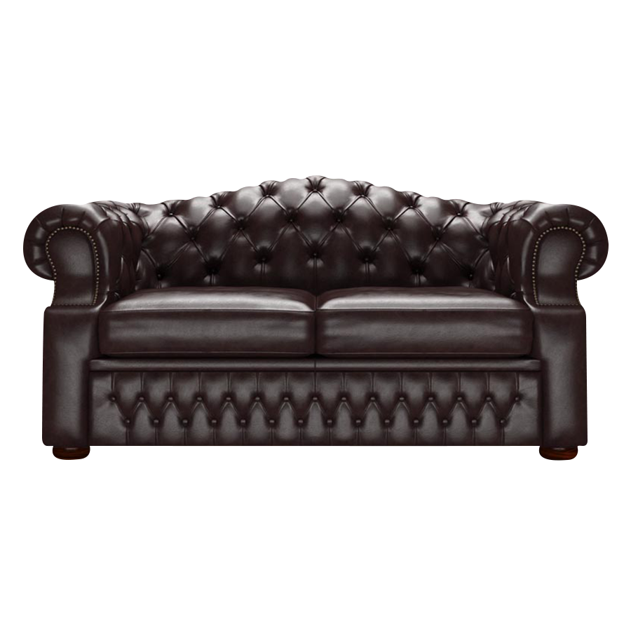 Lawrence 2 Sits Chesterfield Soffa Old English Smoke