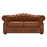 Lawrence 2 Sits Chesterfield Soffa Tudor Chestnut