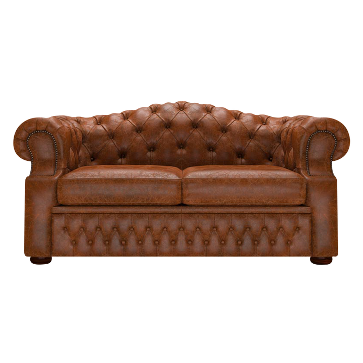 Lawrence 2 Sits Chesterfield Soffa Tudor Chestnut
