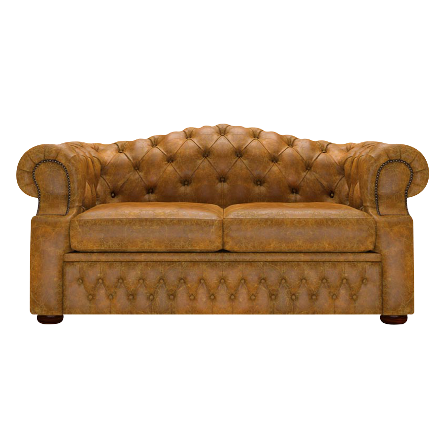 Lawrence 2 Sits Chesterfield Soffa Tudor Mustard