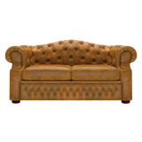 Lawrence 2 Sits Chesterfield Soffa Tudor Mustard