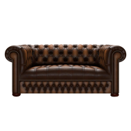 Linwood 2 Sits Chesterfield Soffa Antique Autumn Tan