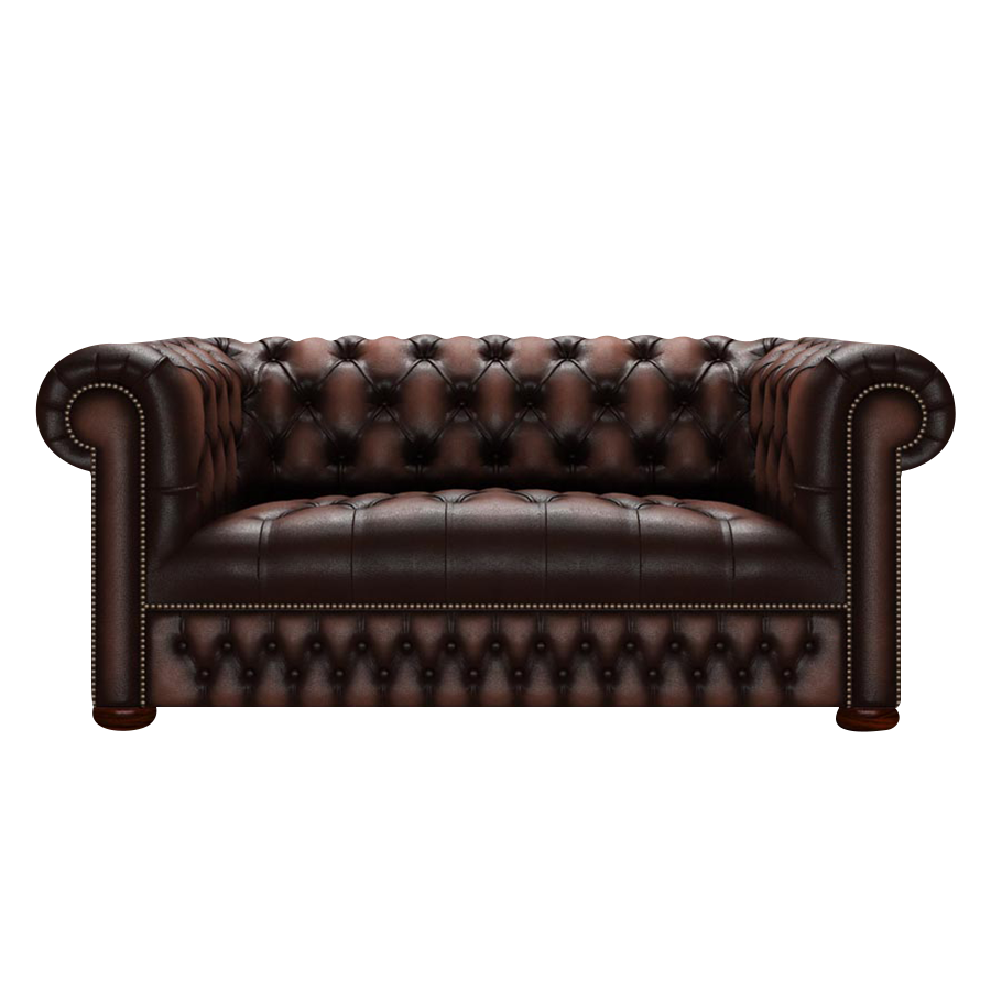Linwood 2 Sits Chesterfield Soffa Antique Brown