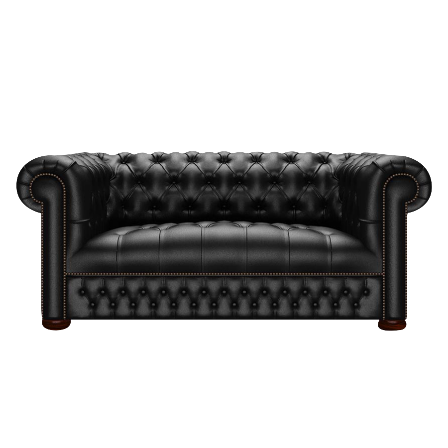 Linwood 2 Sits Chesterfield Soffa Birch Black