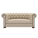 Linwood 2 Sits Chesterfield Soffa Birch Blush Beige