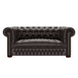 Linwood 2 Sits Chesterfield Soffa Birch Brown