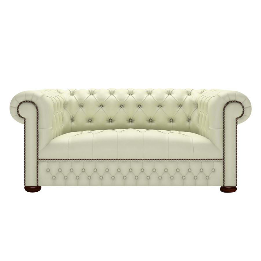 Linwood 2 Sits Chesterfield Soffa Birch Cream