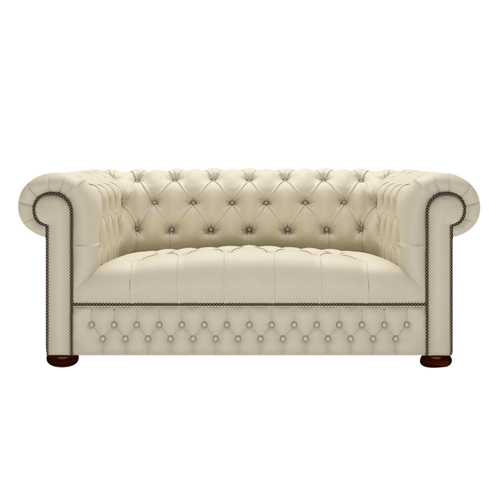 Linwood 2 Sits Chesterfield Soffa Birch Ivory