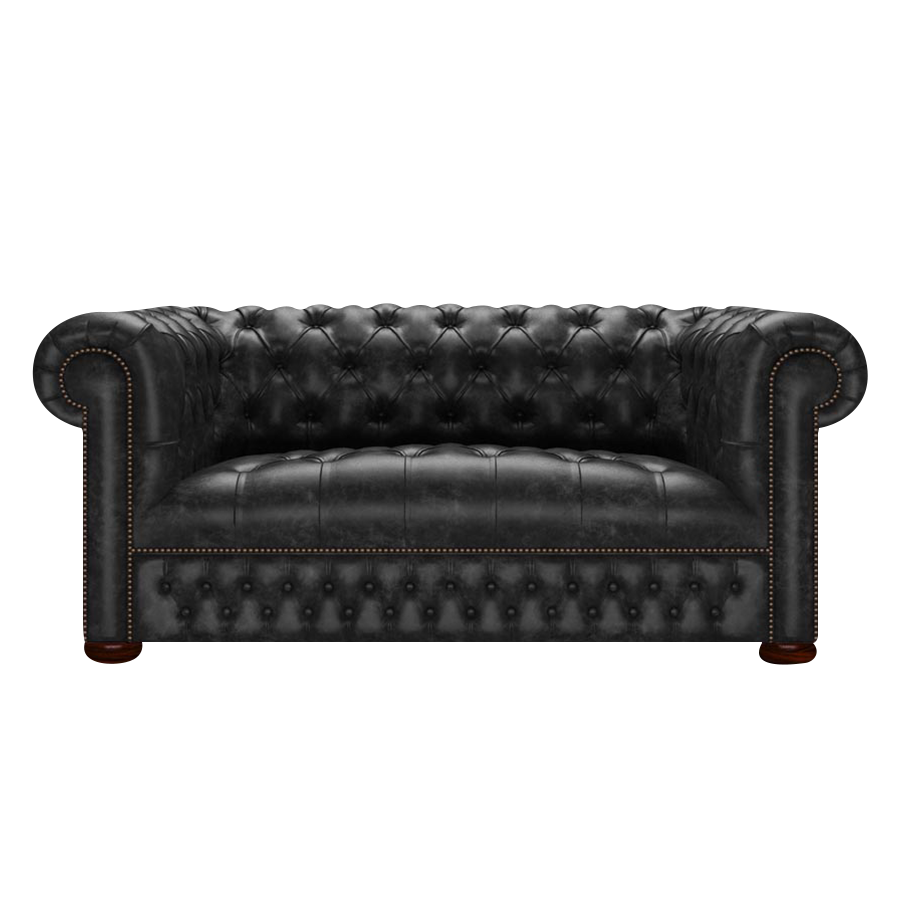Linwood 2 Sits Chesterfield Soffa Etna Black