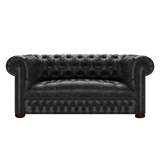 Linwood 2 Sits Chesterfield Soffa Etna Black
