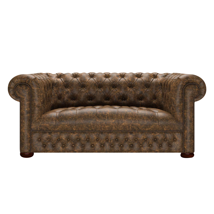 Linwood 2 Sits Chesterfield Soffa Etna Brandy