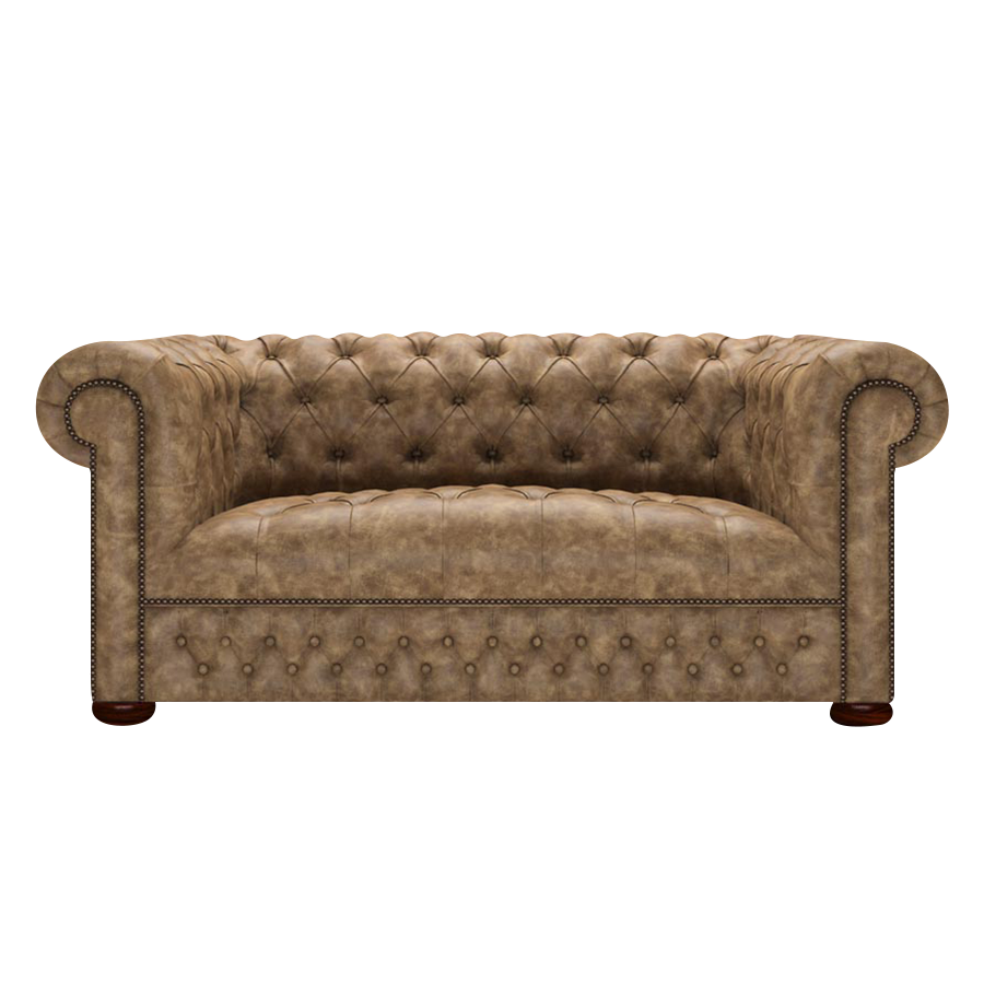 Linwood 2 Sits Chesterfield Soffa Etna Camel
