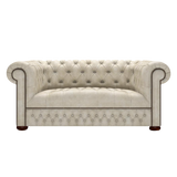 Linwood 2 Sits Chesterfield Soffa Etna Cream