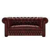 Linwood 2 Sits Chesterfield Soffa Etna Red
